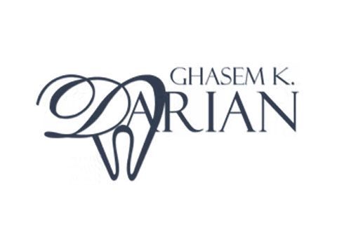 Dentist logo with stylized tooth and name